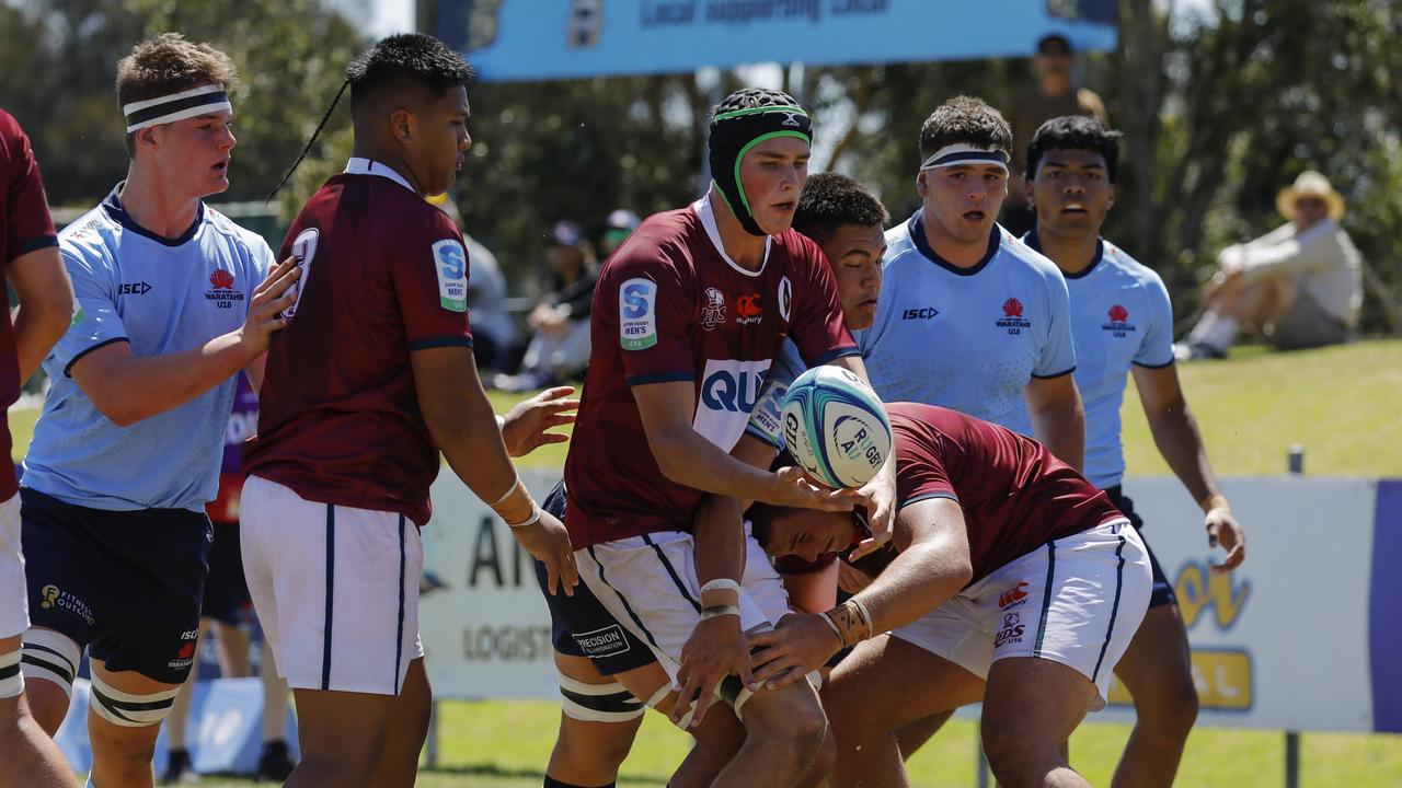 There is a great rivalry between the Reds and Waratahs across the age groups. Picture: Karen Watson