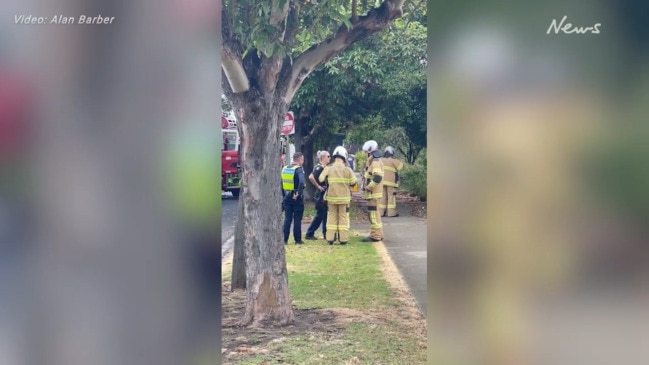 Scene of house fire in Geelong