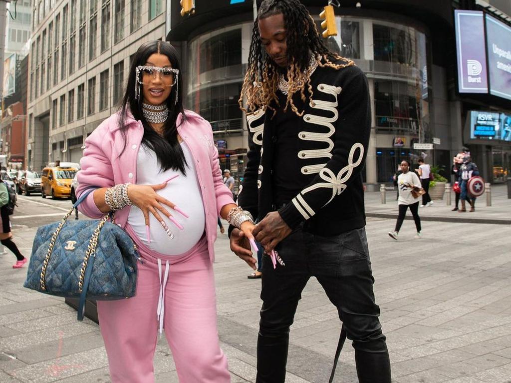 Cardi B with Offset.