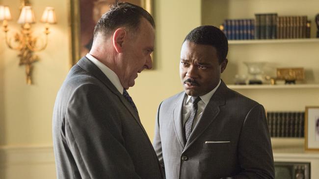 Tom Wilkinson and David Oyelowo in Selma.