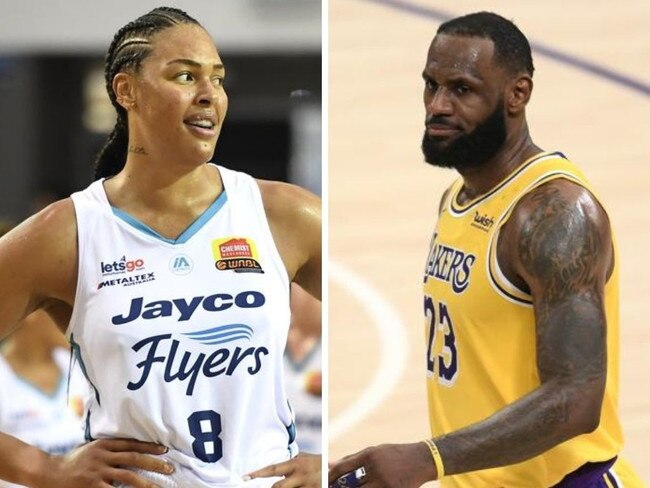 LeBron James told Cambage to 
