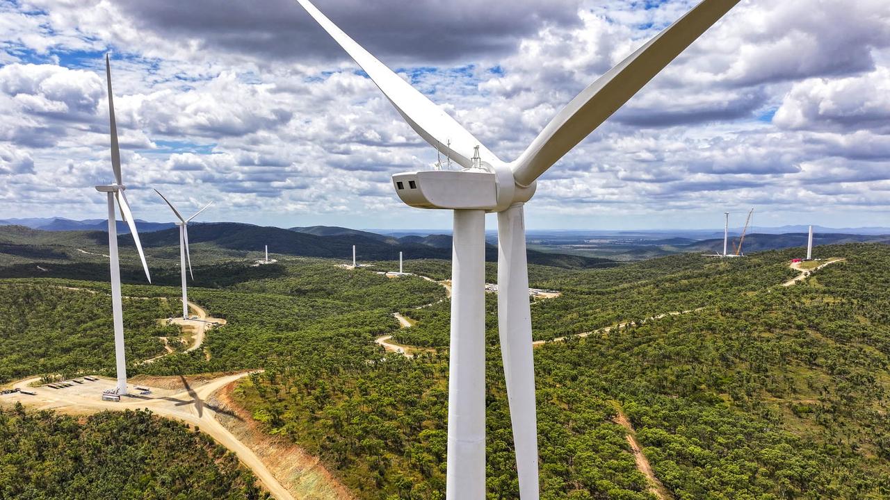 The Clarke Creek Wind Farm project in CQ.