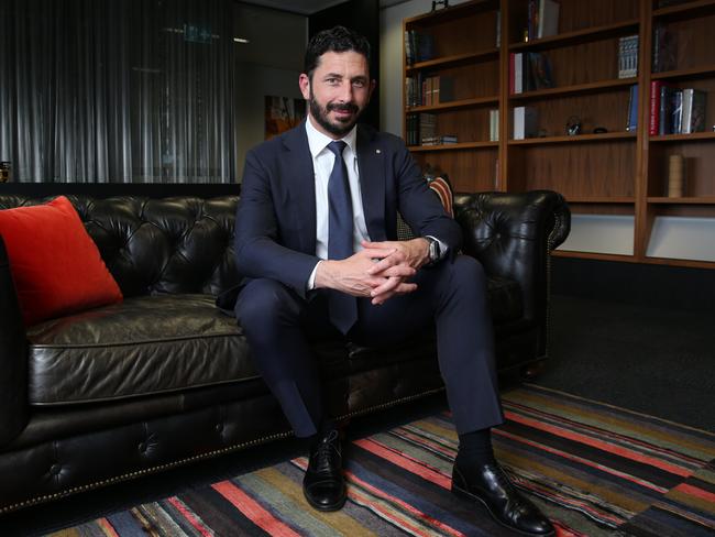 16/11/2023. Ryan Stokes, Managing Director and CEO Seven Group Holdings, photographed at their offices in Sydney. Britta Campion / The Australian