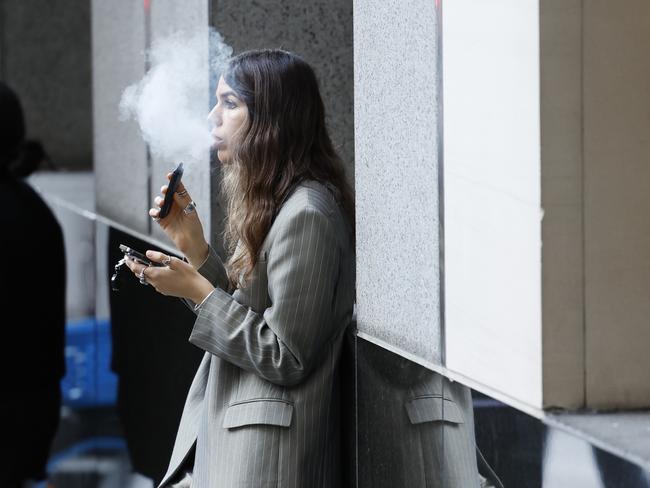 A plan to regulate the vapes industry is faltering. Picture: Richard Dobson