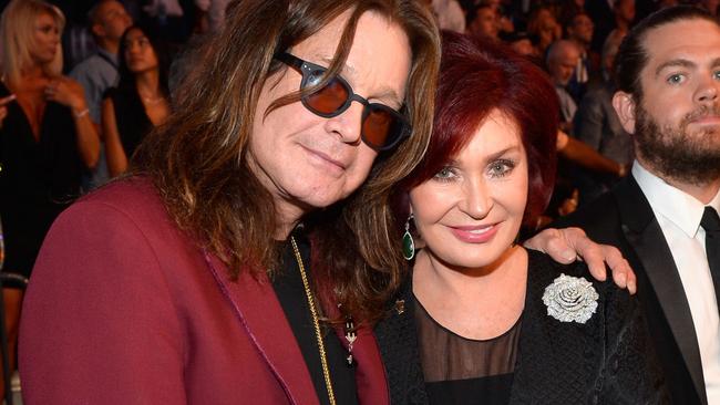 Ozzy Osbourne’s wife Sharon Osbourne says his illness affects ‘certain nerves in your body. Picture: Bryan Steffy/Getty Images for Showtime