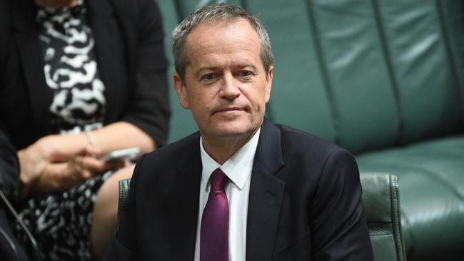 Leader of the Opposition Bill Shorten in the House of Representatives on Tuesday. PIC: Mick Tsikas/AAP