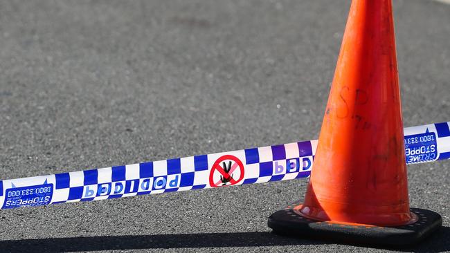 SYDNEY, AUSTRALIA - Newswire Photos - MAY 23 2023: A  general stock view of Police tape on a crime scene in Sydney NSW.  Picture : NCA Newswire / Gaye Gerard