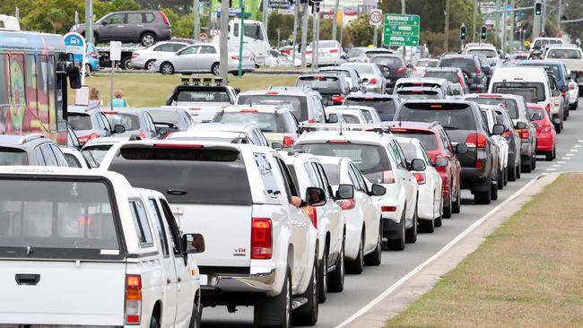 The Department of Transport is confident its transport plan will ease gridlock during the Games. Picture: Richard Gosling