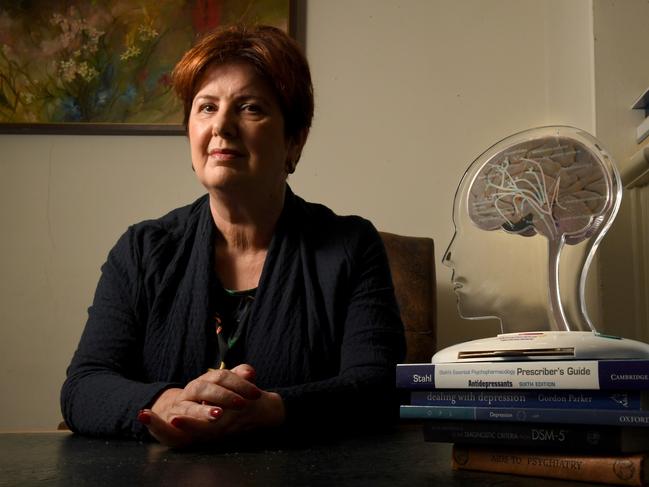 Dr Michelle Atchison - Psychiatrist and vice president of the AMA SA branch says private sector mental health services are struggling with extra demand post- COVID, pictured in her office on the 1st Octorber, 2020. Picture: Tricia Watkinson