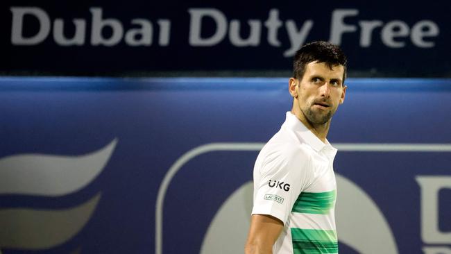 World No.2 Novak Djokovic is not having the year he would have hoped for. Picture: AFP