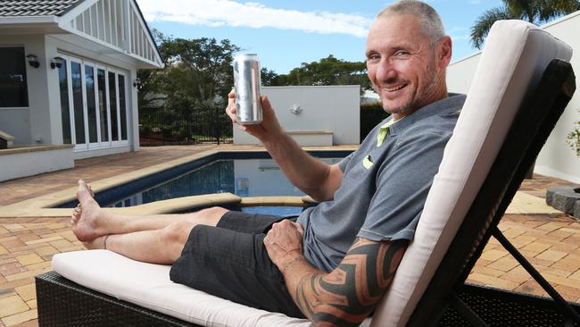 Peter Everitt has admitted to drinking 10 beers a day — every day. Picture: Glenn Hampson