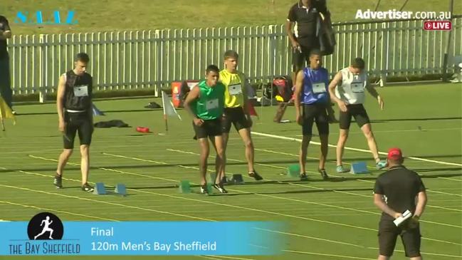 REPLAY: Men's 120m Final Bay Sheffield