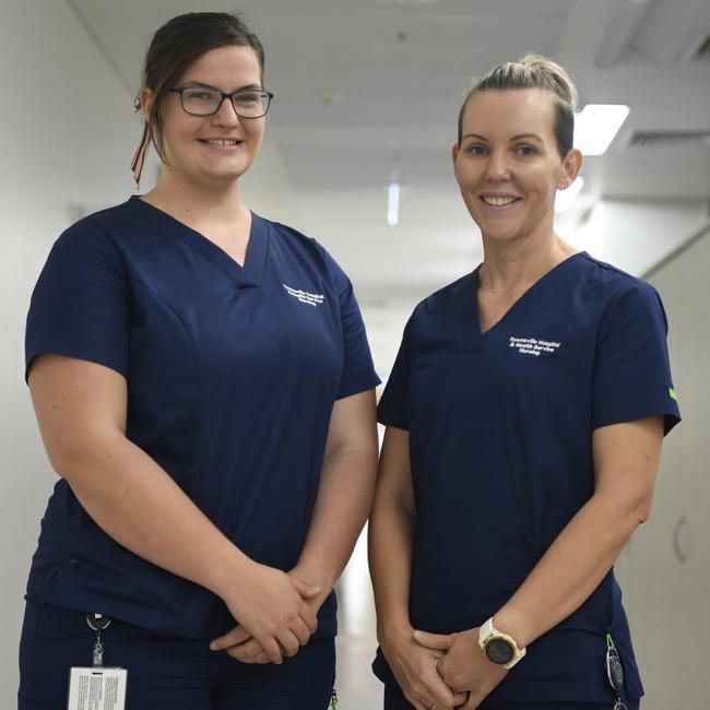 Graduates Emma Shepherdson and Kirstin Bonanno started their nursing careers at Ayr and Home Hill Health Service Centres.