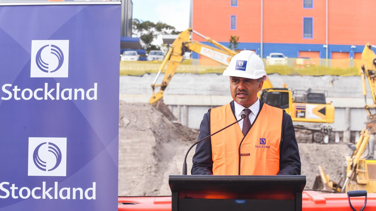 Stockland managing director and CEO Tarun Gupta at the Macquarie Park site for M_Park.