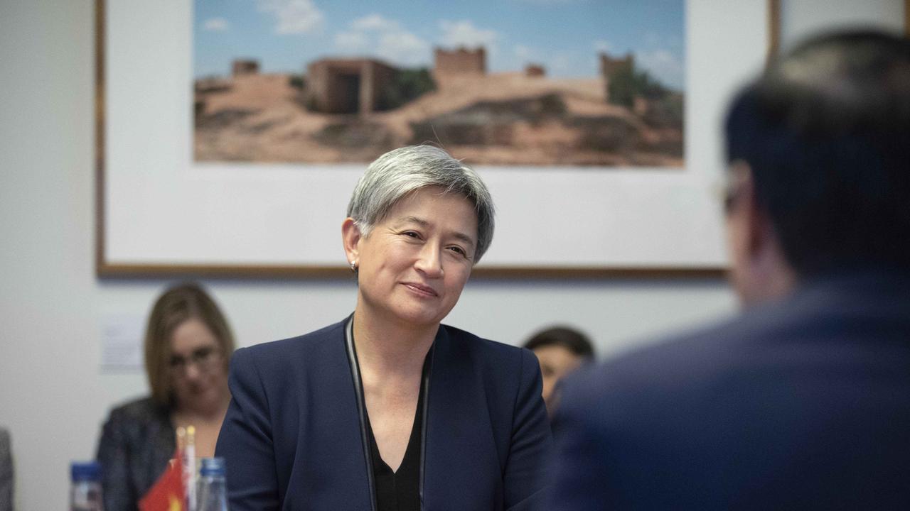 Foreign Affairs Minister Penny Wong has slammed the threats. Picture: NCA NewsWire / Gary Ramage