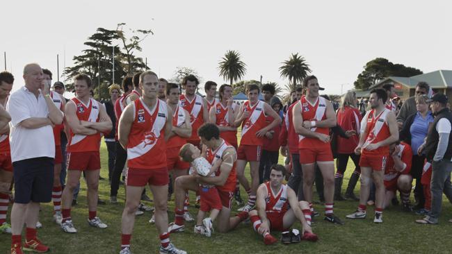 Sorrento players after the match. Picture: Valeriu Campan