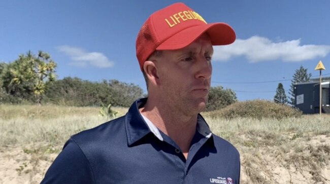 NNSW lifeguard co-ordinator Scott McCartney at Seven Mile Beach. Picture: Sarah Buckley