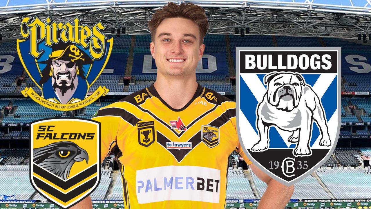 Noosa Pirates junior and Sunshine Coast Falcons player Blake Wilson has signed a professional contract with the Canterbury-Bankstown Bulldogs.