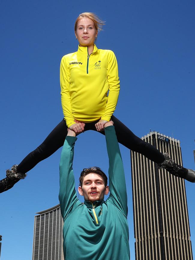 Katia and Harley were the first members picked for Australia’s 2018 Olympic team. Picture: John Feder/The Australian