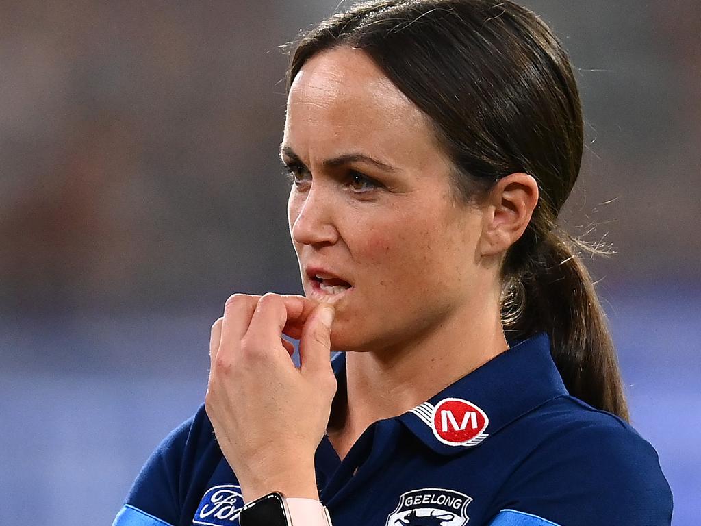 Daisy Pearce is an assistant coach with the Cats. Picture: Getty Images