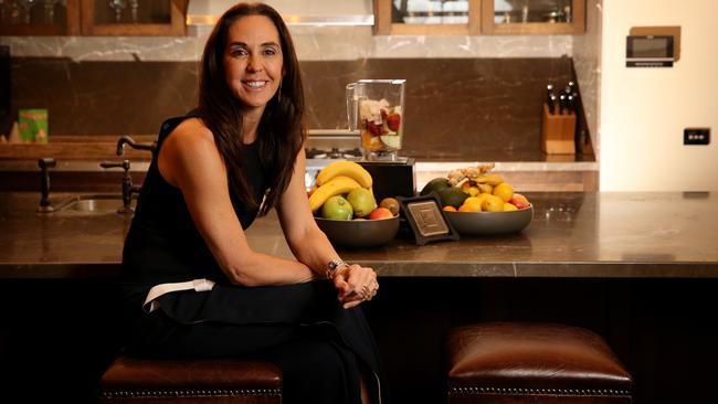 Boost Juice founder Janine Allis at her Malvern home. Picture: Stuart McEvoy