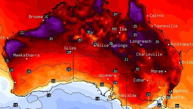 NSW continues to swelter through a heatwave. Picture: Stormcast.