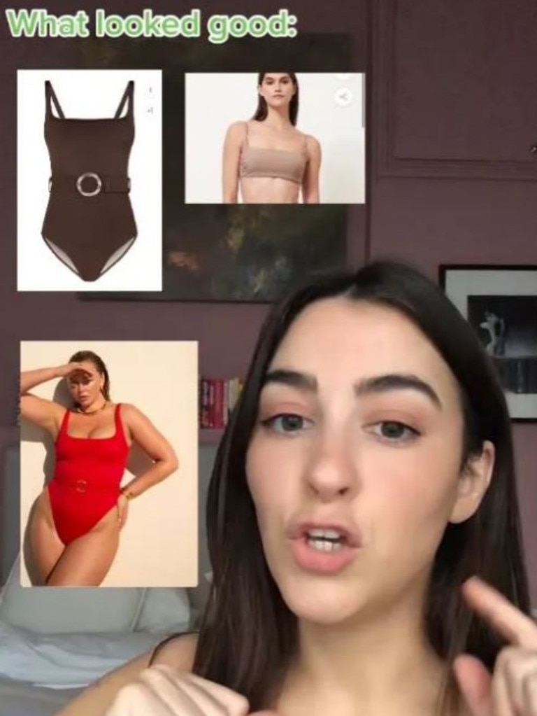 TikTok user tests 60 swimsuits for bigger busts