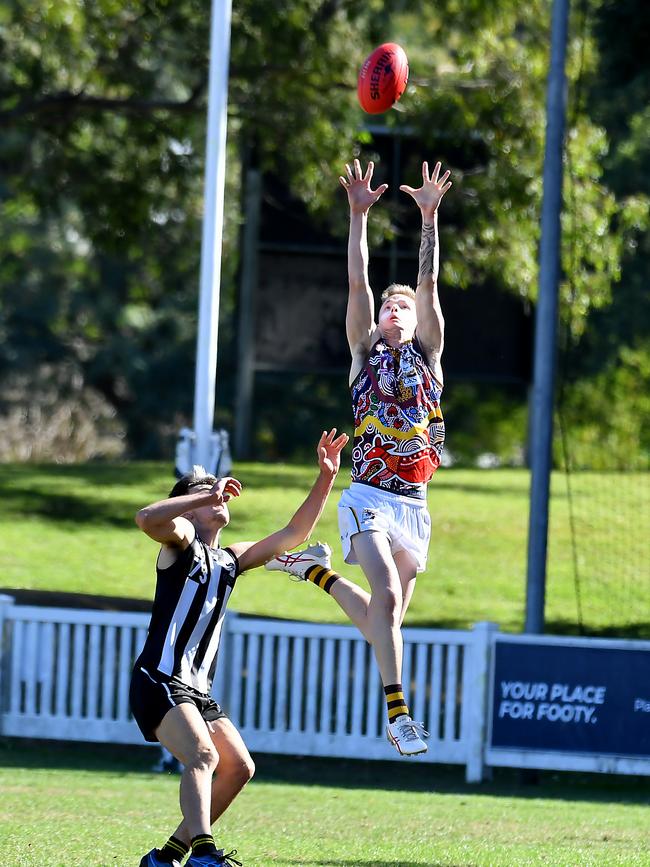 QAFL colts footy between Sherwood and Aspley. Picture, John Gass