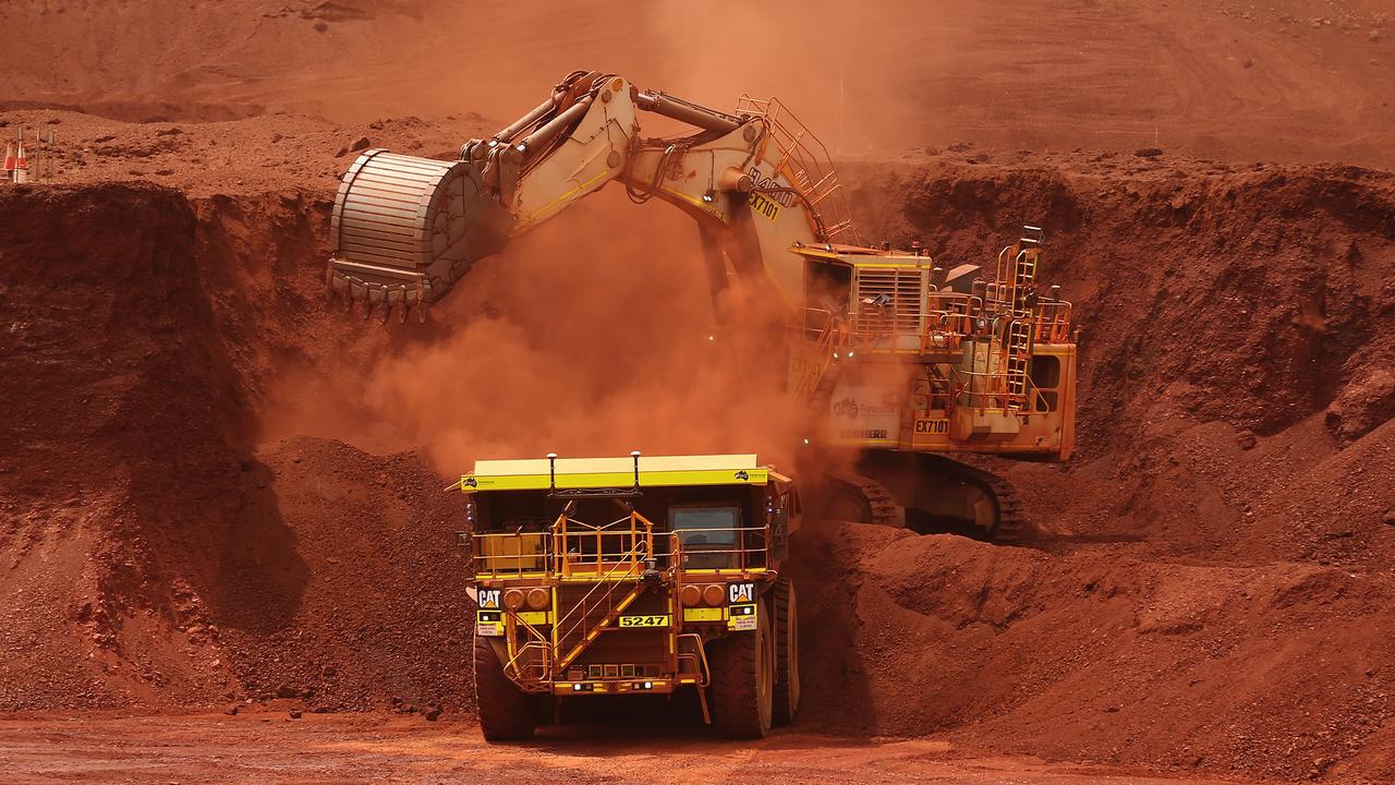 Spot iron ore jumped 4.8 per cent to $US153.75/t. Picture: Brendon Thorne/Bloomberg via Getty Images