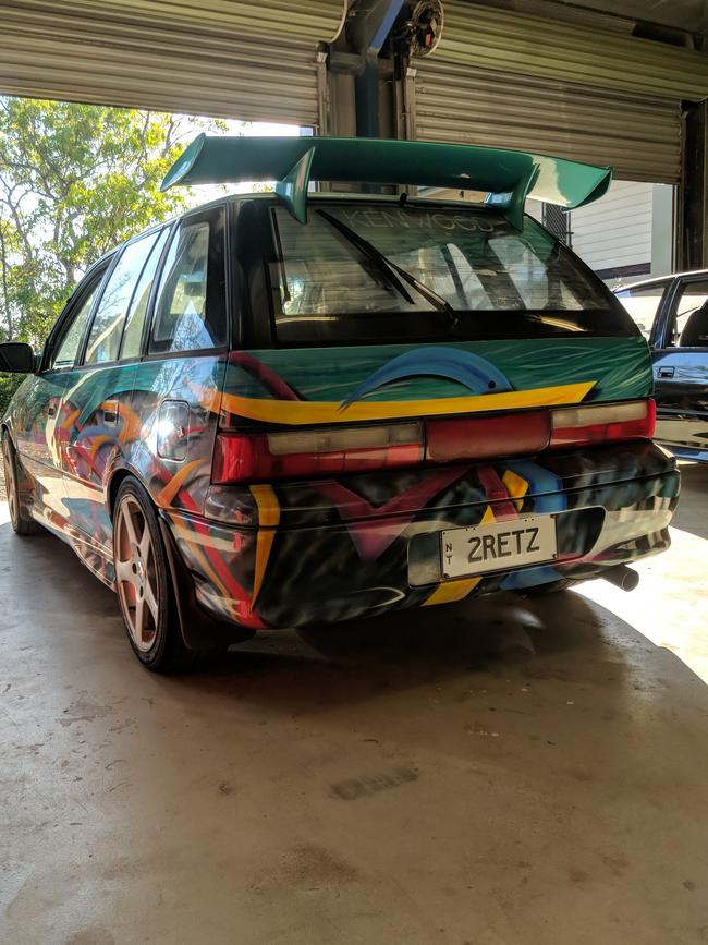 What a car. Picture: Samuel Locke