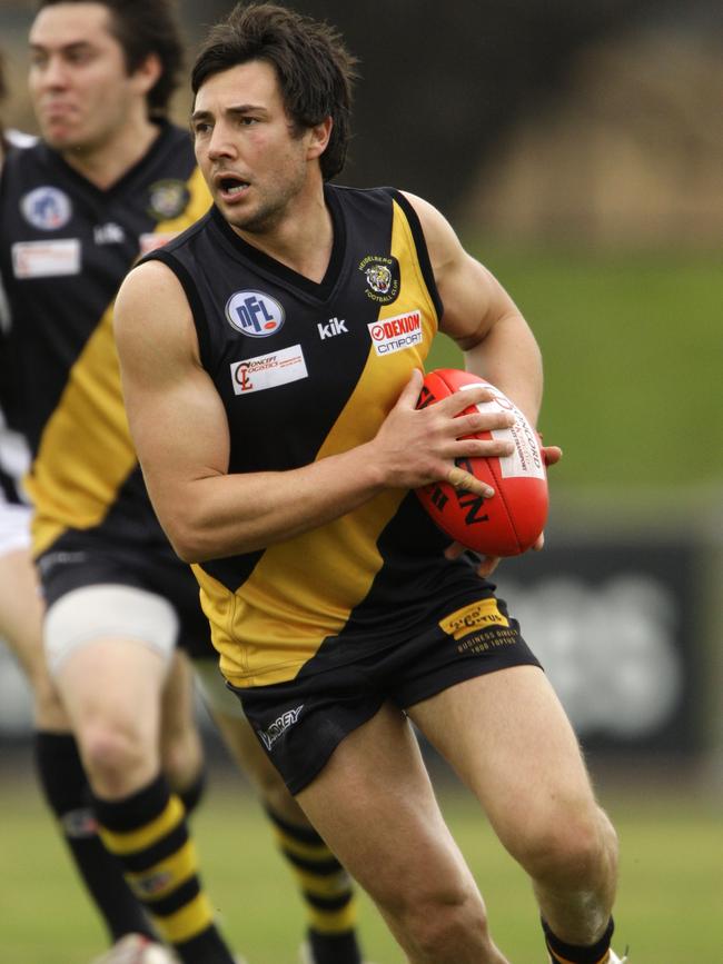 Anthony Franchina in action for Heidelberg.