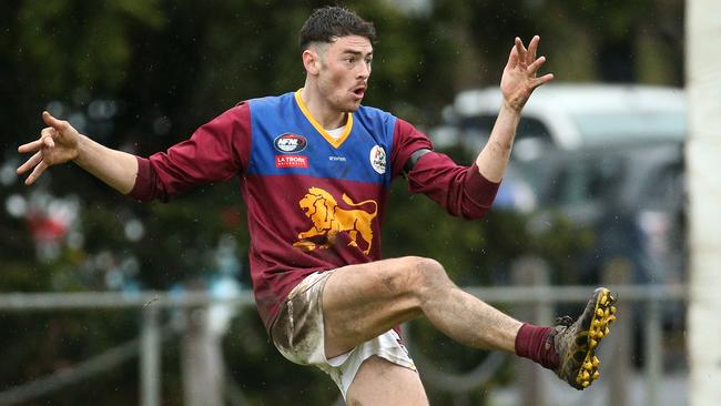 Reece Jones in action for South Morang. Picture: Hamish Blair