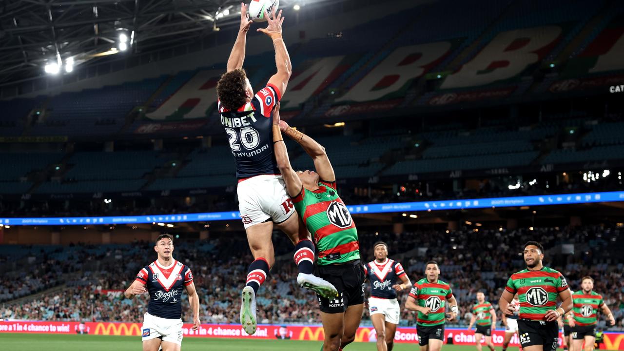 Mark Nawaqanitawase scored a try on debut last year for the Roosters. Picture: Matt King/Getty Images