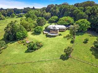 OLIVIA'S HOME ON MARKET: Beloved Australian singer and actor Olivia Newton-John has placed her 75 ha property at Ballina on the market for $5.5 million. Picture: Supplied