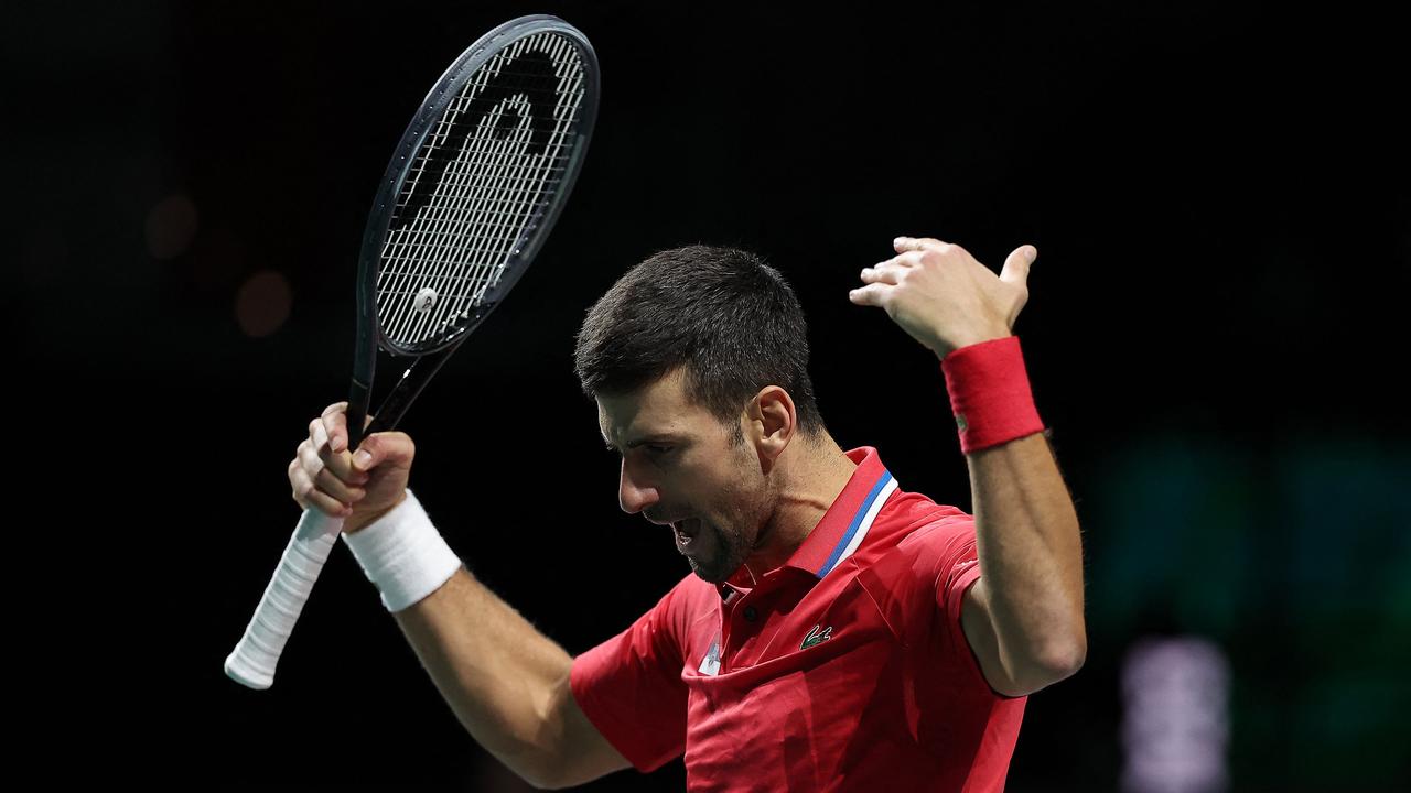 Djokovic has not always won over crowds when he’s on court. (Photo by LLUIS GENE / AFP)