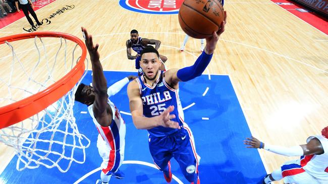 Ben Simmons has led the 76ers to a 12th straight win.