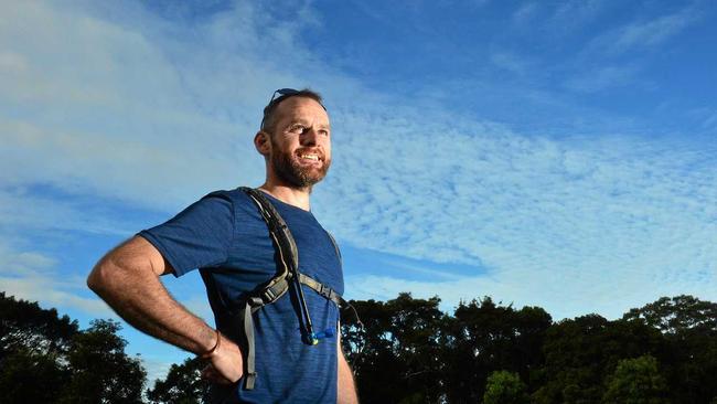 SIGHTS SET: Stephen Brady is in training for a trek to the summit of Mt Kilimanjaro to help raise funds for suicide prevention. Picture: John McCutcheon