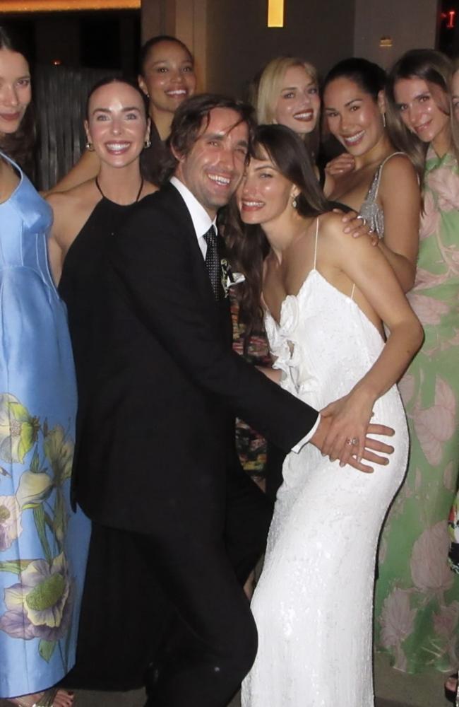 Phoebe Tonkin hosted a grand party ahead of her wedding on Sunday. Picture: Instagram