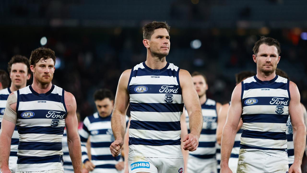 Geelong’s season is over.