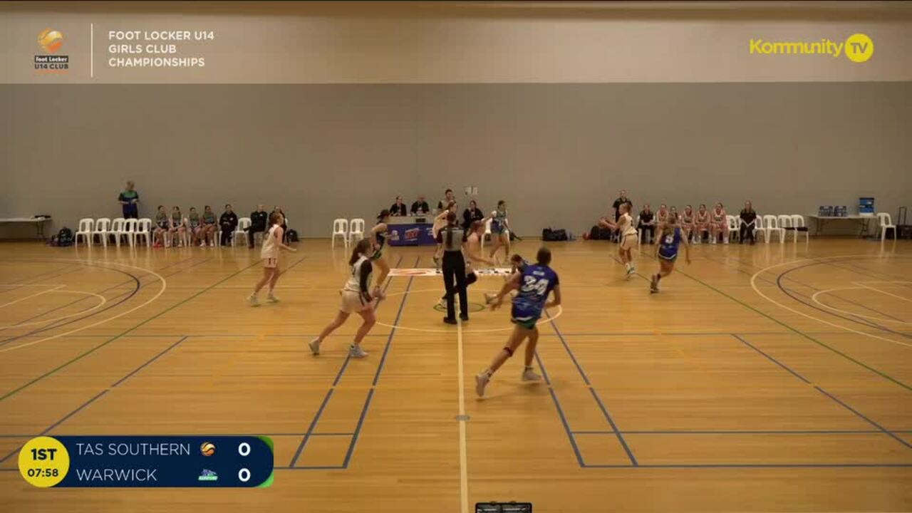 Replay: Tasmania Southern Kangaroos v Warwick Senators (Girls S) - 2024 Basketball Australia U14 Club Championships Day 4