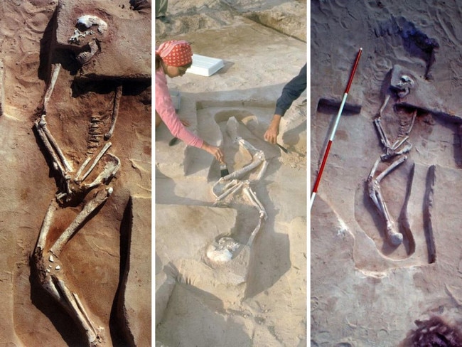 Mungo Man excavation, 1974. The oldest Indigenous human remains on the Australian continent