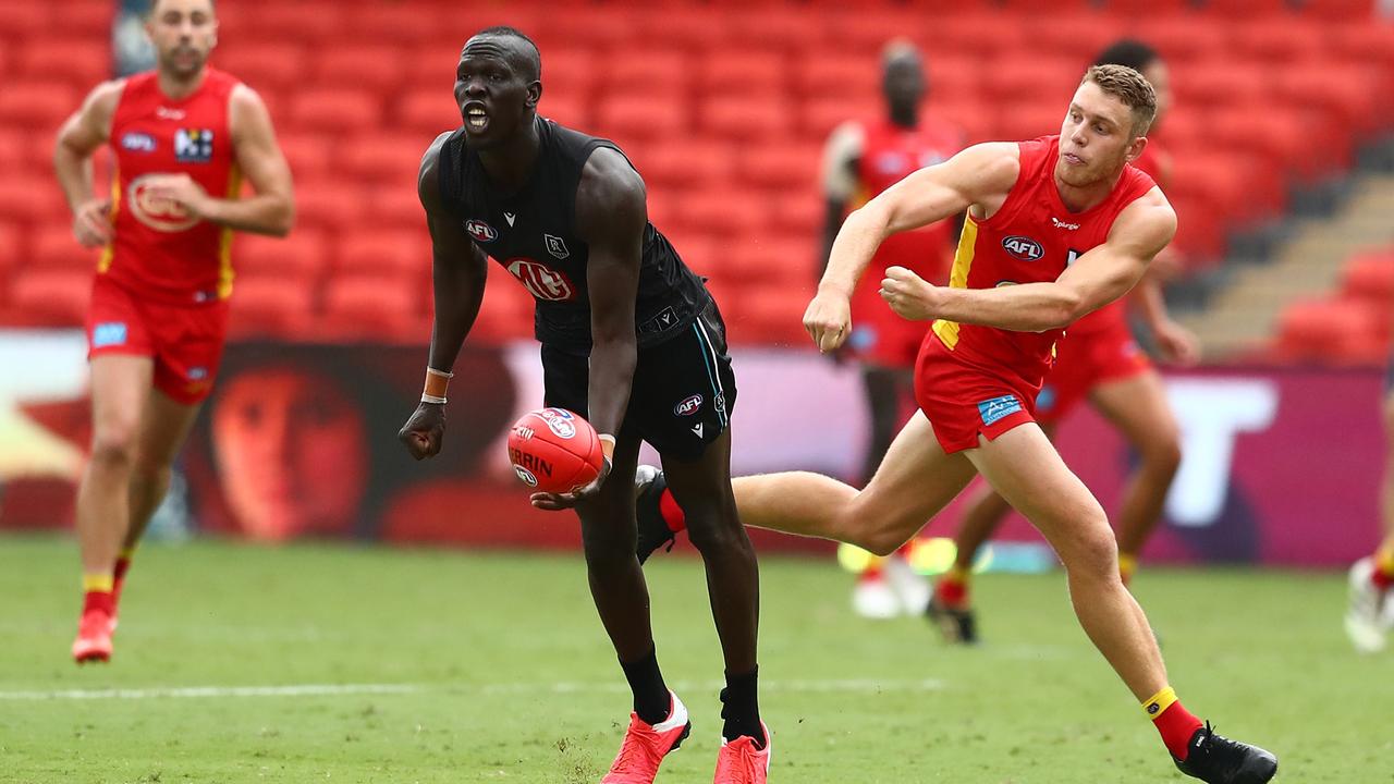 Mick says Aliir Aliir can get even better this year. Picture: Getty Images