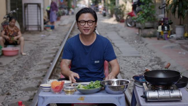 Chef Luke Nguyen in Vietnam. Picture: SBS