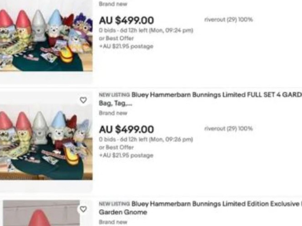 Fans of the show expressed their fury at the insane 'price gouging' of the figurines on online marketplaces. Picture: Supplied