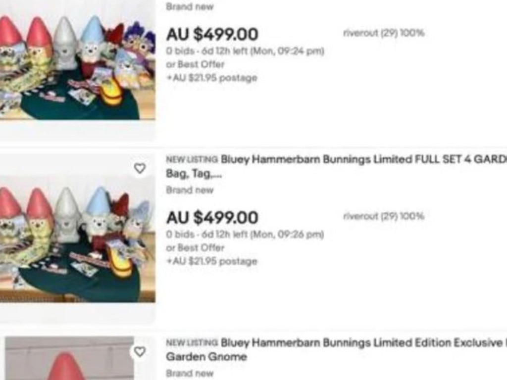 Fans of the show expressed their fury at the insane 'price gouging' of the figurines on online marketplaces. Picture: Supplied