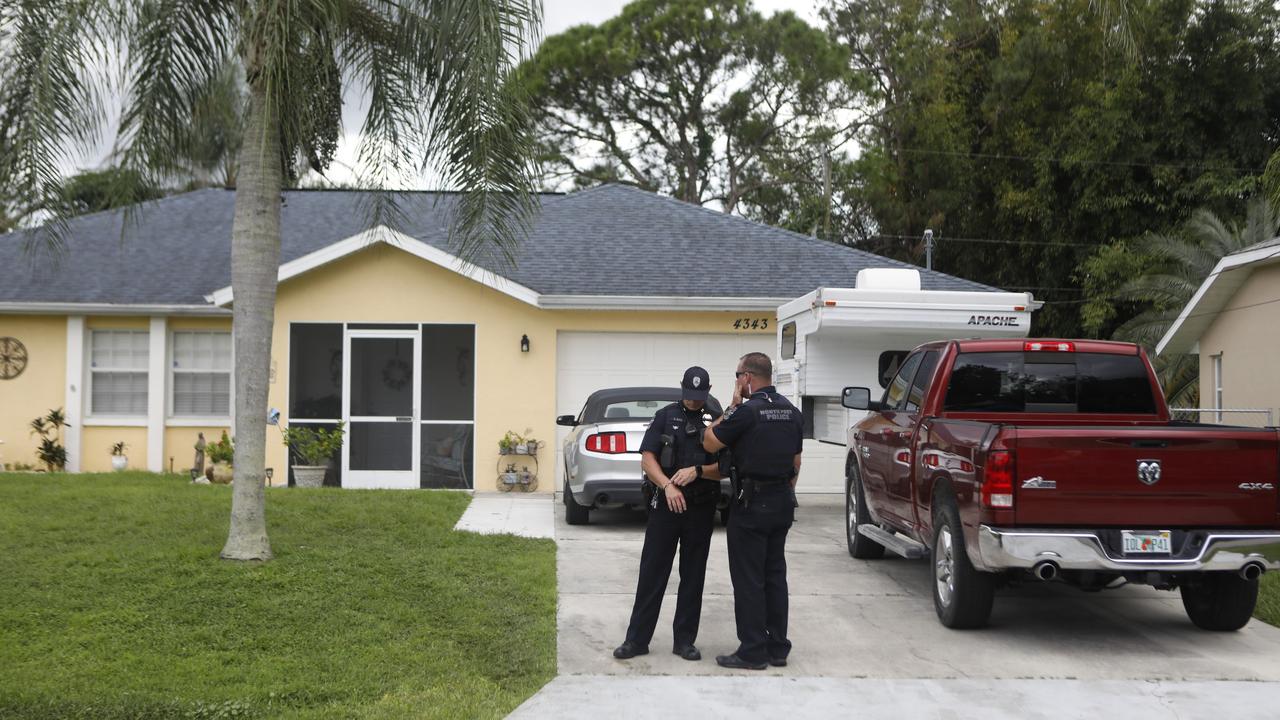 The search for Brian Laundrie shifted from the Carlton Reserve to his home in North Port on Monday. Picture: Octavio Jones/Getty Images/AFP.