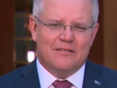 Prime Minister Scott Morrison says the NRL won’t be given any “special arrangements” to aid their ambitious plan to recommence the competition on May 28Picture: Nine