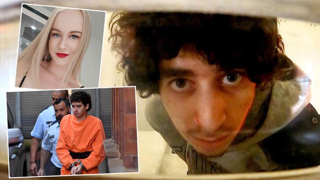 Michaela Dunn, 24, top left, was fatally stabbed by Mert Ney in Sydney's CBD on August 13, 2019. Pictures: News Corp/Supplied