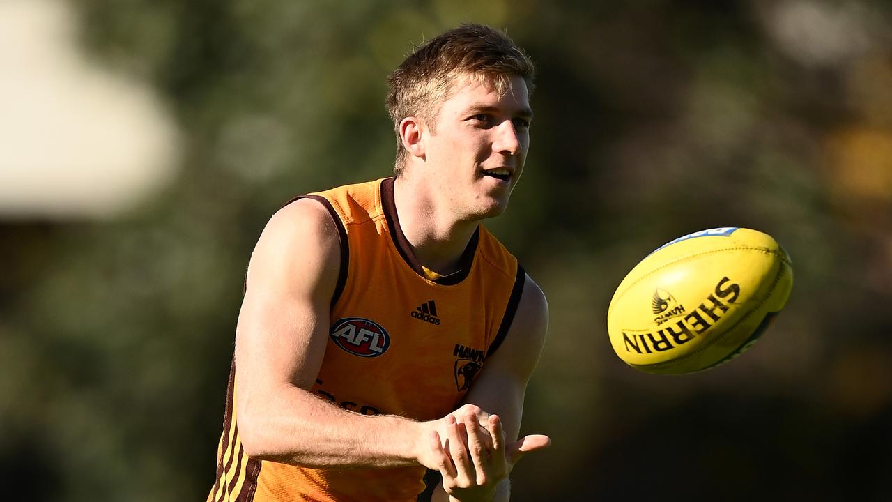 Dylan Moore is in career-best form for Hawthorn. Picture: Getty Images