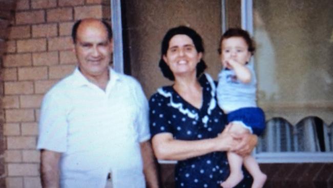 Jamilie Joseph (centre) died of coronavirus on August 12. Picture: YouTube/Widows of Parramatta